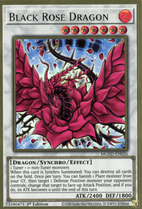 Black Rose Dragon [MGED-EN026] Gold Rare - POKÉ JEUX