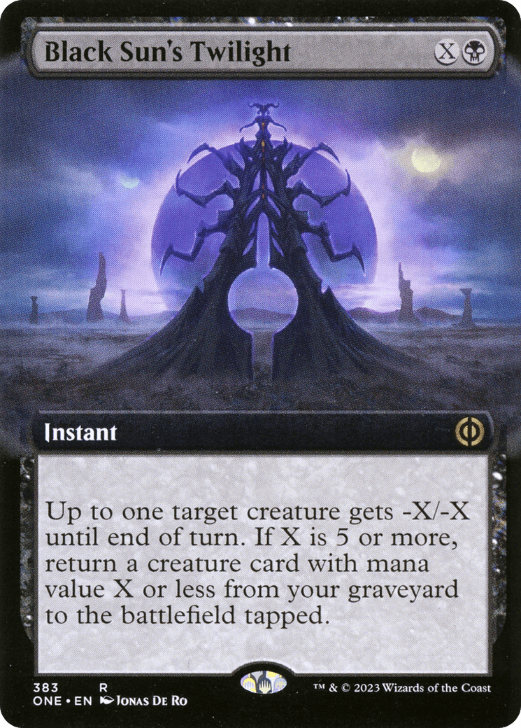 Black Sun's Twilight (Extended Art) [Phyrexia: All Will Be One] - POKÉ JEUX