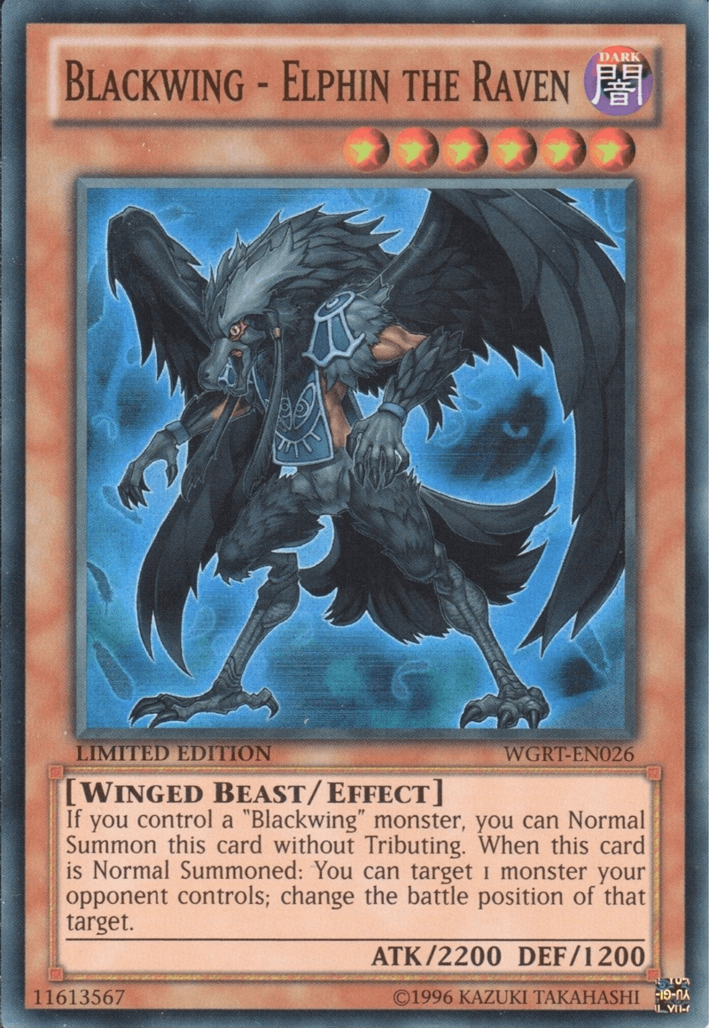 Blackwing - Elphin the Raven [WGRT-EN026] Super Rare - POKÉ JEUX