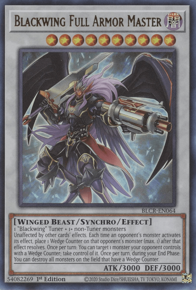 Blackwing Full Armor Master [BLCR-EN064] Ultra Rare - POKÉ JEUX