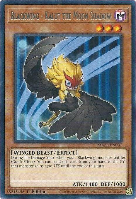 Blackwing - Kalut the Moon Shadow [MAZE-EN037] Rare - POKÉ JEUX