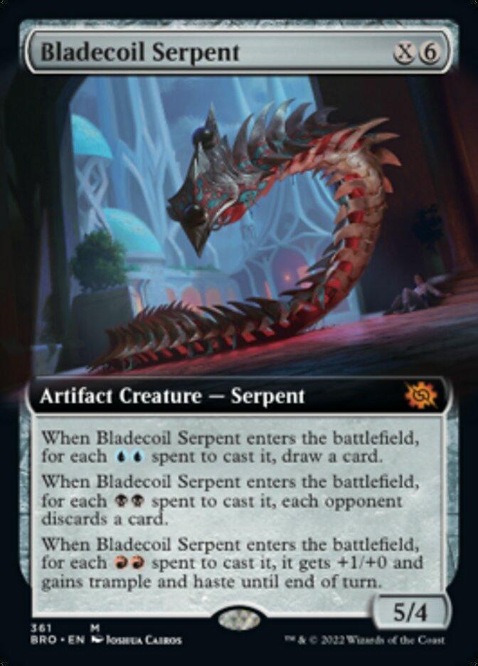 Bladecoil Serpent (Extended Art) [The Brothers' War] - POKÉ JEUX