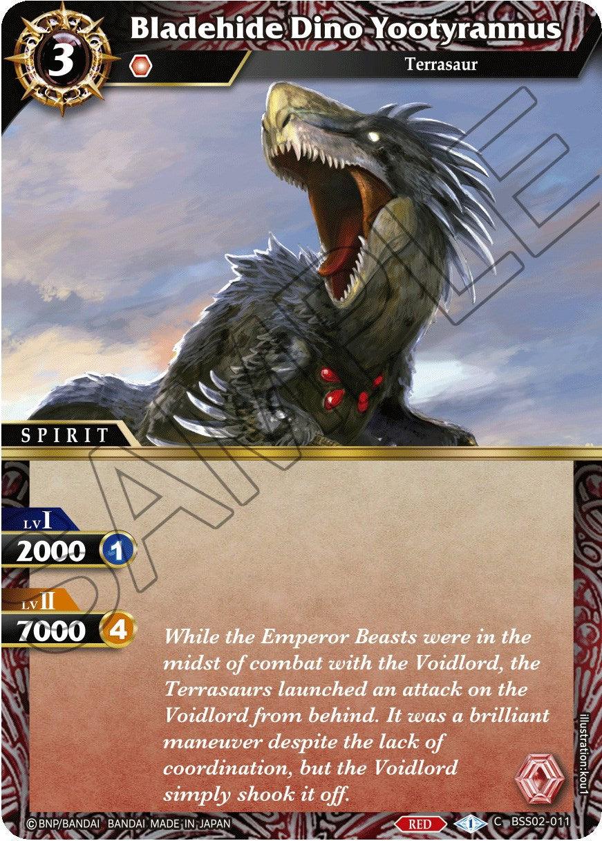 Bladehide Dino Yootyrannus (BSS02-011) [False Gods] - POKÉ JEUX