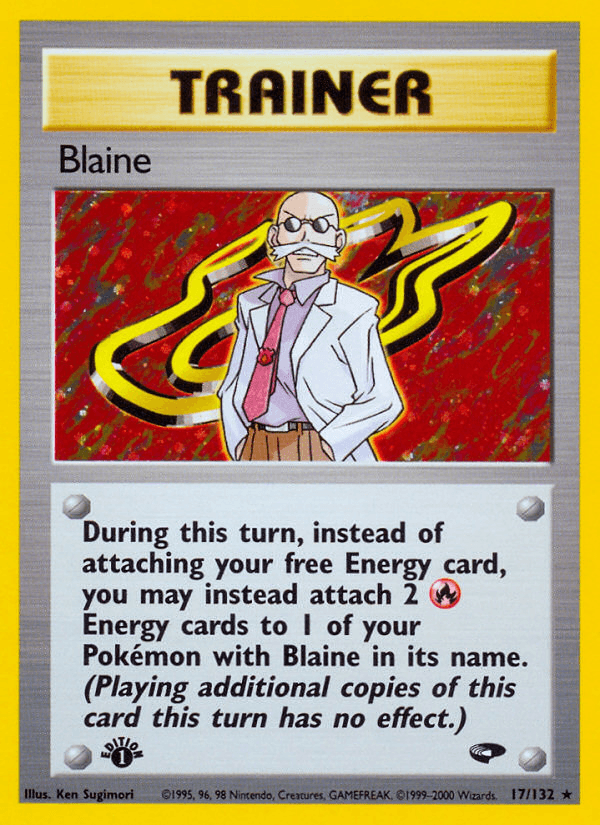 Blaine (17/132) [Gym Challenge 1st Edition] - POKÉ JEUX