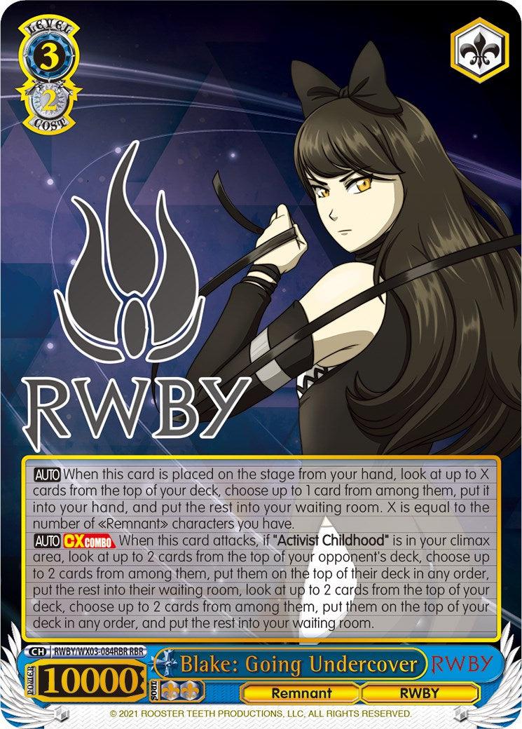 Blake: Going Undercover (RWBY/WX03-084RBR RBR) [RWBY] - POKÉ JEUX