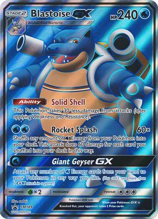 Blastoise GX (SM189) (Jumbo Card) [Sun & Moon: Black Star Promos] - POKÉ JEUX