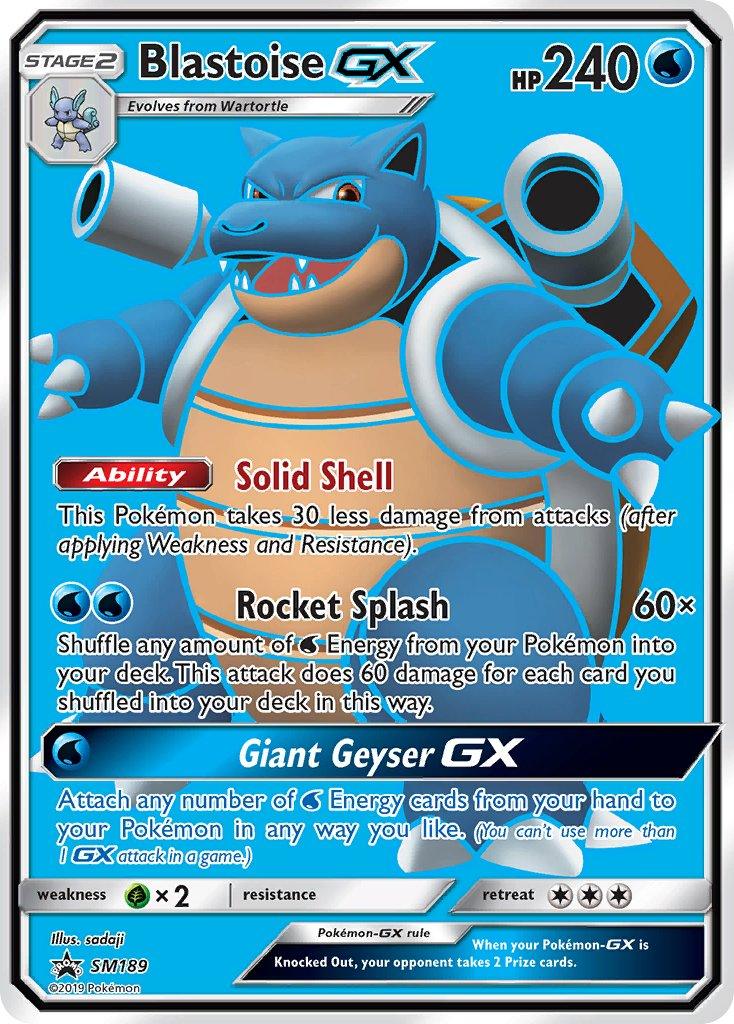 Blastoise GX (SM189) [Sun & Moon: Black Star Promos] - POKÉ JEUX