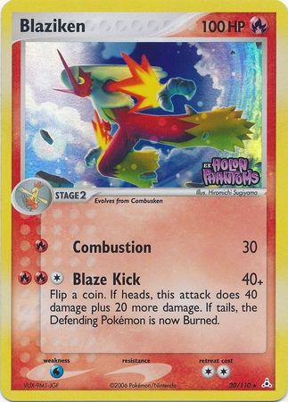 Blaziken (20/110) (Stamped) [EX: Holon Phantoms] - POKÉ JEUX