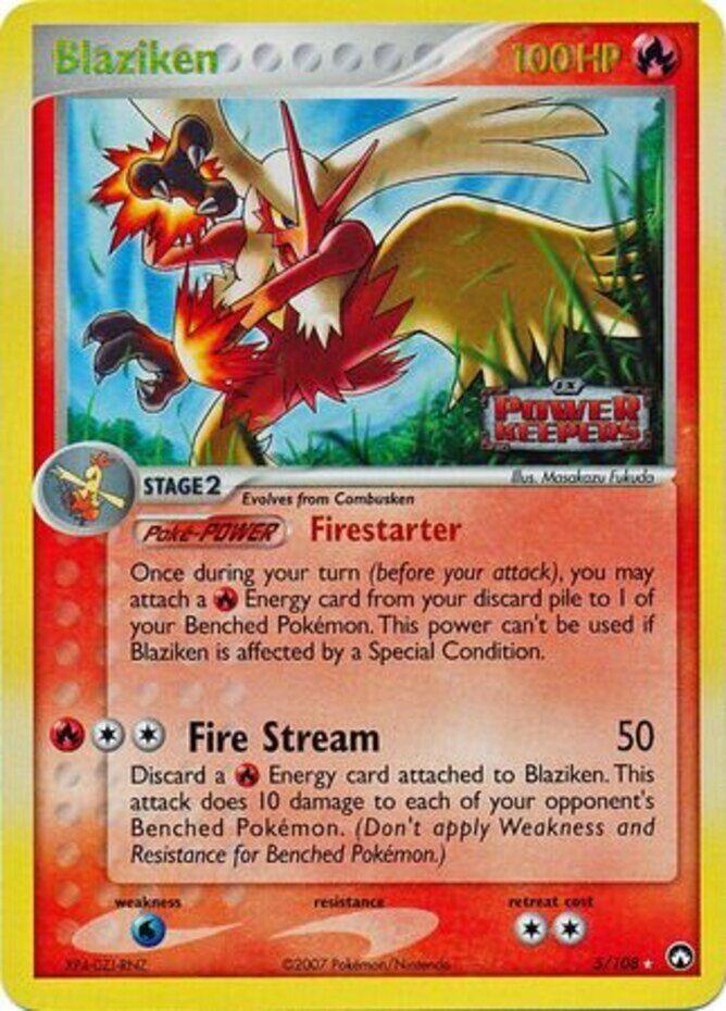 Blaziken (5/108) (Stamped) [EX: Power Keepers] - POKÉ JEUX