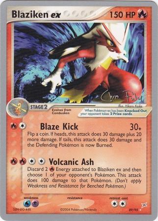 Blaziken ex (89/95) (Blaziken Tech - Chris Fulop) [World Championships 2004] - POKÉ JEUX