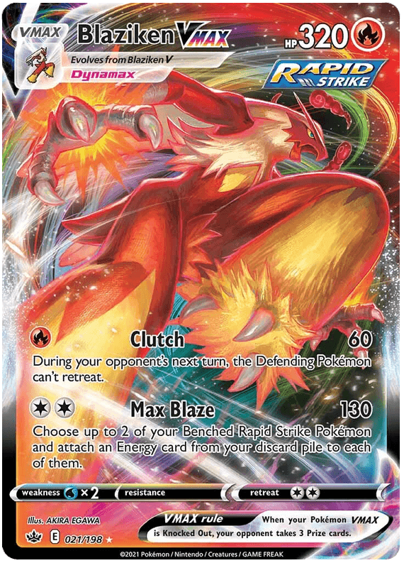 Blaziken VMAX (021/198) [Sword & Shield: Chilling Reign] - POKÉ JEUX