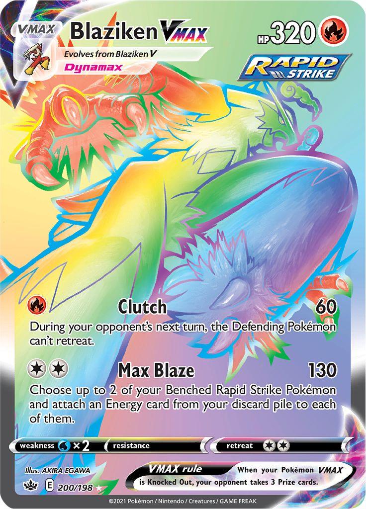 Blaziken VMAX (200/198) [Sword & Shield: Chilling Reign] - POKÉ JEUX