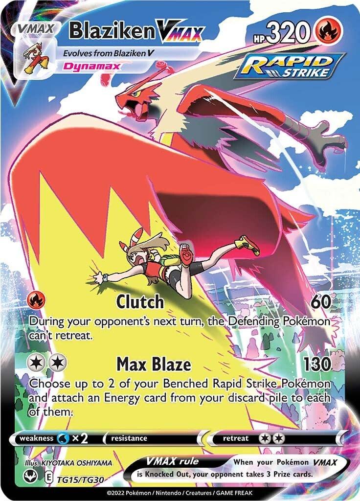 Blaziken VMAX (TG15/TG30) [Sword & Shield: Silver Tempest] - POKÉ JEUX