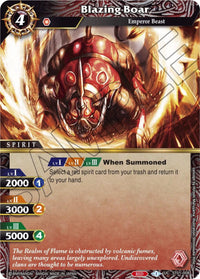 Blazing Boar (ST01-008) [Starter Deck 01: Dragon Onslaught] - POKÉ JEUX