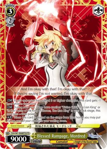 Blessed Rampage, Mordred (FGO/S87-E008RTR RTR) [Fate/Grand Order THE MOVIE Divine Realm of the Round Table: Camelot] - POKÉ JEUX