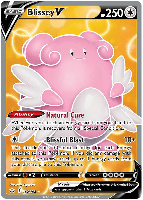 Blissey V (182/198) [Sword & Shield: Chilling Reign] - POKÉ JEUX