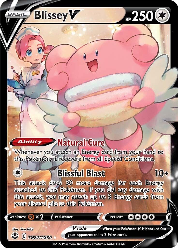 Blissey V (TG22/TG30) [Sword & Shield: Silver Tempest] - POKÉ JEUX