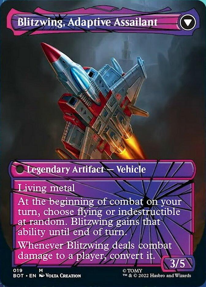 Blitzwing, Cruel Tormentor // Blitzwing, Adaptive Assailant (Shattered Glass) [Transformers] - POKÉ JEUX