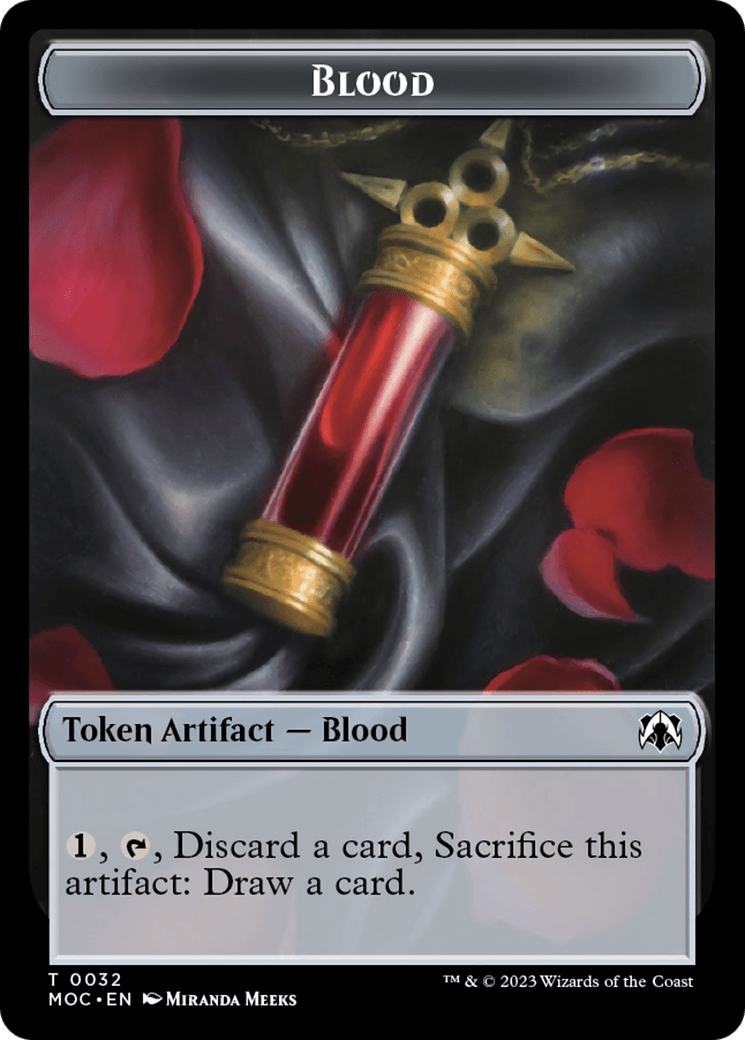 Blood // Shapeshifter Double-Sided Token [March of the Machine Commander Tokens] - POKÉ JEUX