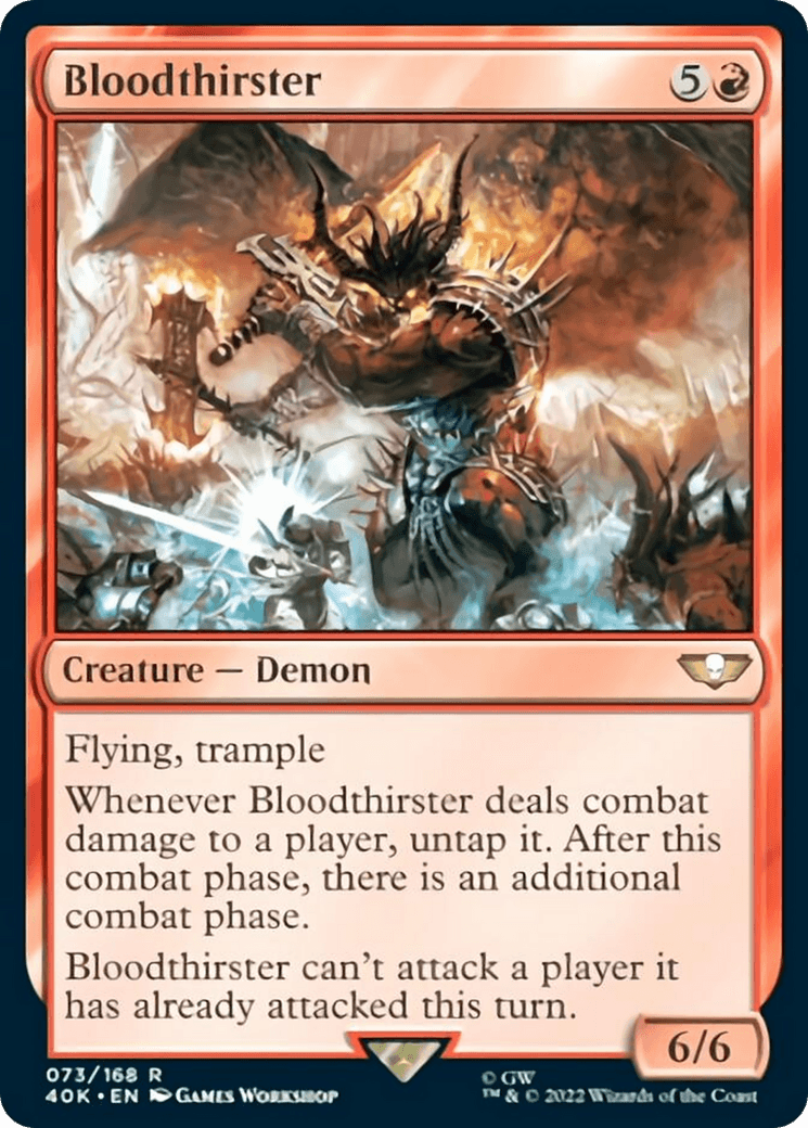 Bloodthirster (Surge Foil) [Warhammer 40,000] - POKÉ JEUX