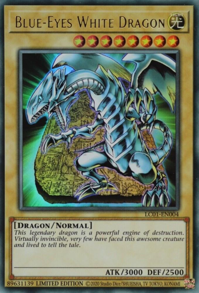 Blue-Eyes White Dragon (25th Anniversary) [LC01-EN004] Ultra Rare - POKÉ JEUX