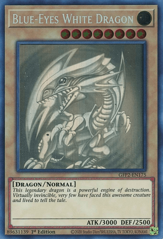 Blue-Eyes White Dragon [GFP2-EN175] Ghost Rare - POKÉ JEUX