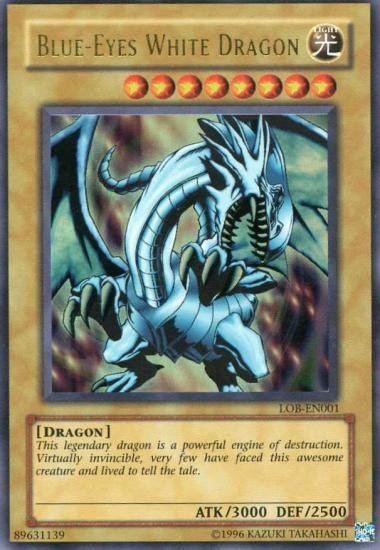 Blue-Eyes White Dragon [LOB-EN001] Ultra Rare - POKÉ JEUX