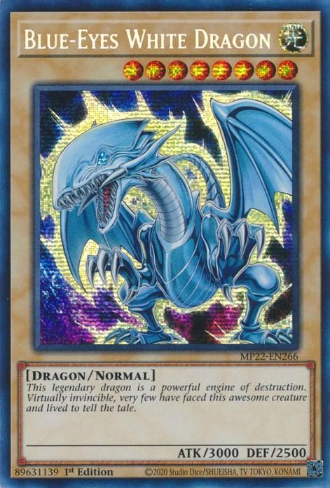 Blue-Eyes White Dragon [MP22-EN266] Prismatic Secret Rare - POKÉ JEUX