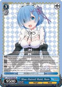 Blue-Haired Maid, Rem (RZ/S46-E060 RR) [Re:ZERO] - POKÉ JEUX