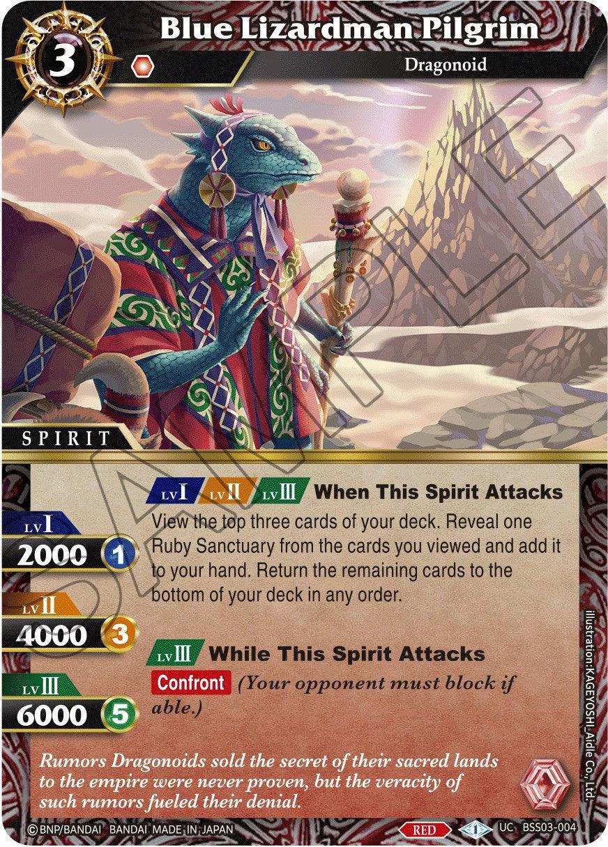 Blue Lizardman Pilgrim (BSS03-004) [Aquatic Invaders] - POKÉ JEUX