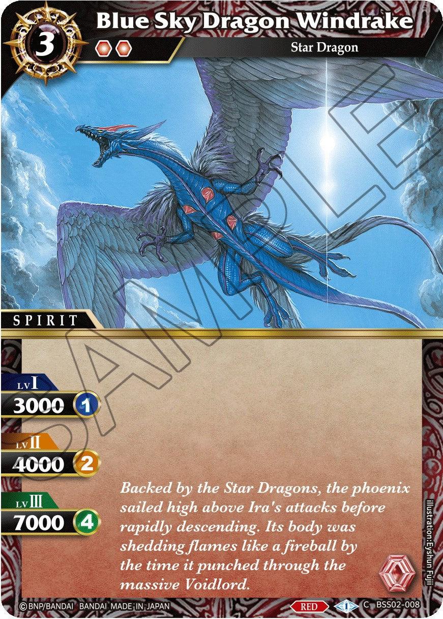 Blue Sky Dragon Windrake (BSS02-008) [False Gods] - POKÉ JEUX