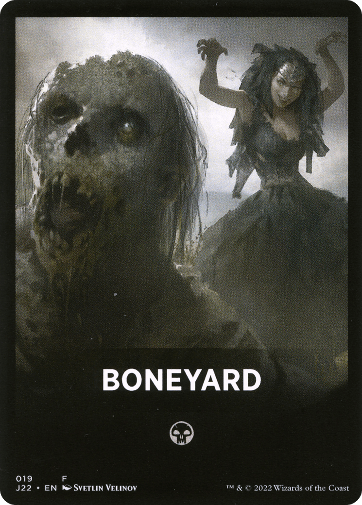 Boneyard Theme Card [Jumpstart 2022 Front Cards] - POKÉ JEUX