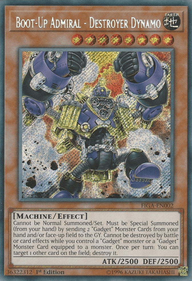 Boot-Up Admiral - Destroyer Dynamo [FIGA-EN002] Secret Rare - POKÉ JEUX