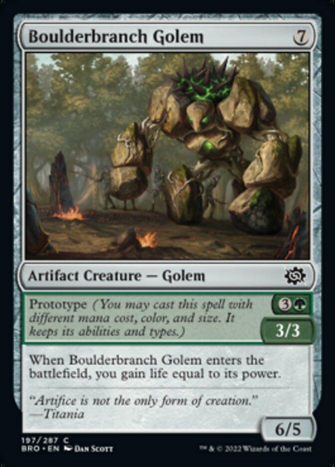 Boulderbranch Golem [The Brothers' War] - POKÉ JEUX