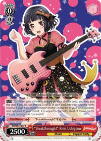 "Breakthrough!" Rimi Ushigome (BD/WE35-E07 R) [Poppin'Party x Roselia] - POKÉ JEUX