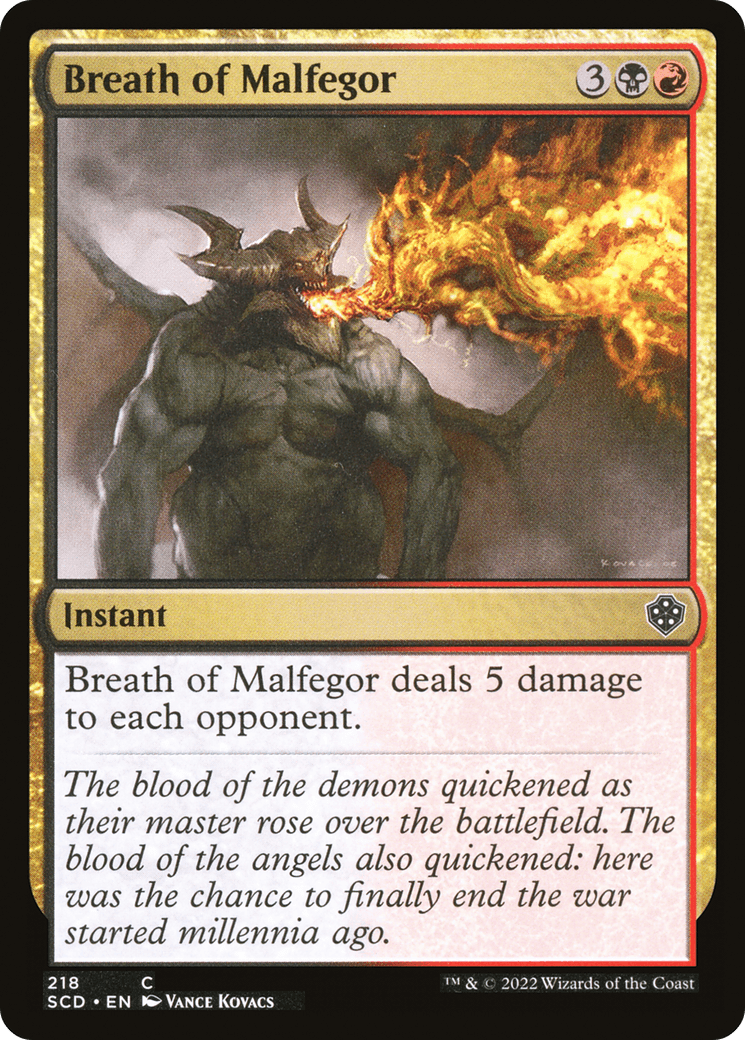 Breath of Malfegor [Starter Commander Decks] - POKÉ JEUX