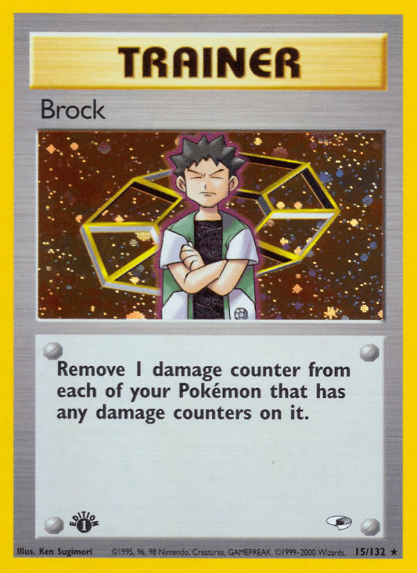 Brock (15/132) [Gym Heroes 1st Edition] - POKÉ JEUX