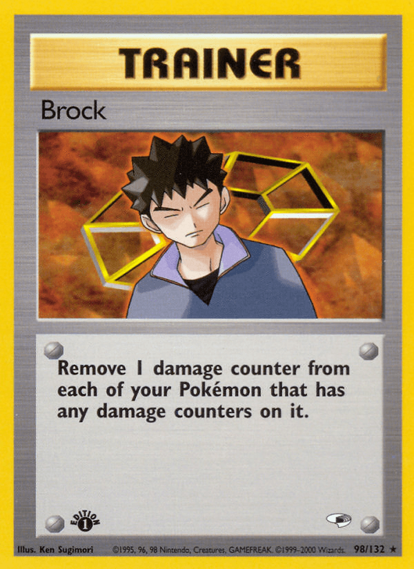 Brock (98/132) [Gym Heroes 1st Edition] - POKÉ JEUX