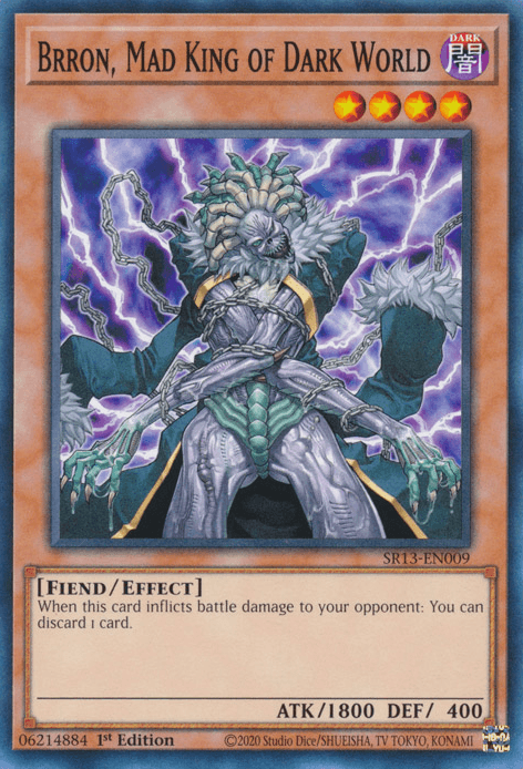 Brron, Mad King of Dark World [SR13-EN009] Common - POKÉ JEUX