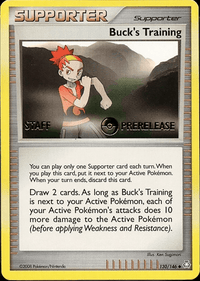 Buck's Training (130/146) (Staff Prerelease Promo) [Diamond & Pearl: Legends Awakened] - POKÉ JEUX