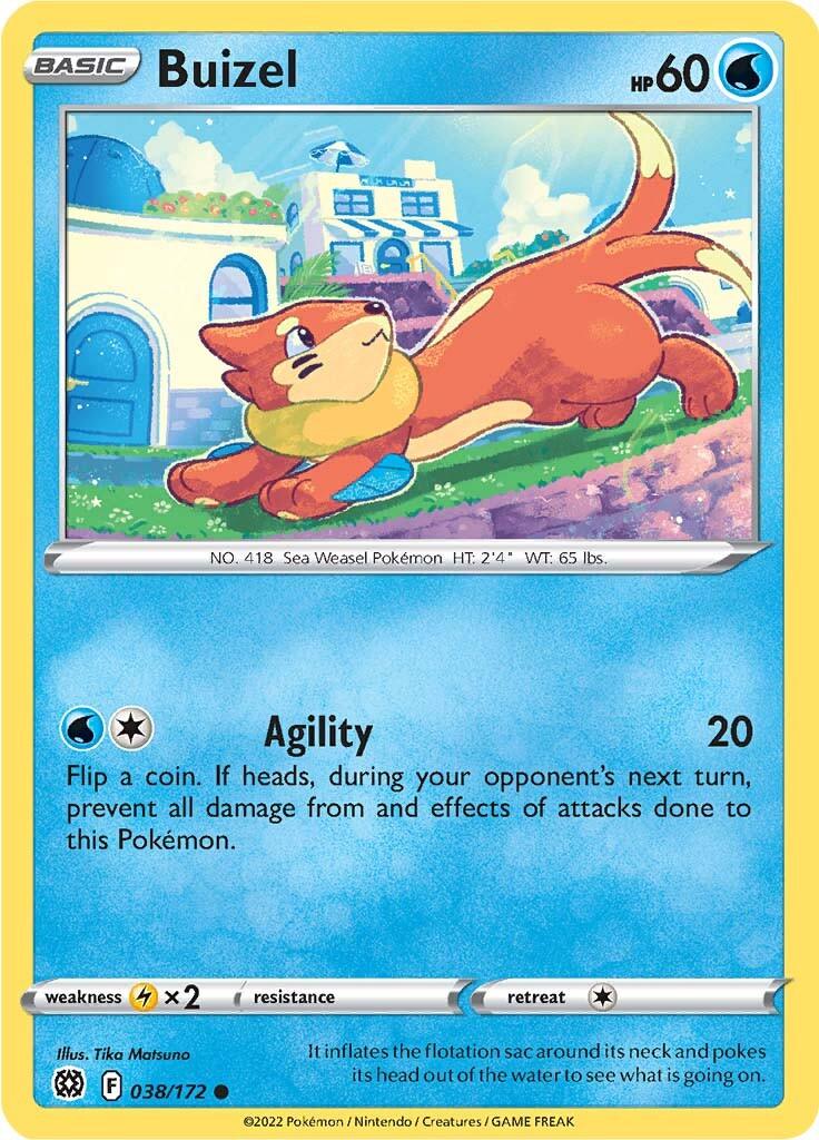 Buizel (038/172) [Sword & Shield: Brilliant Stars] - POKÉ JEUX