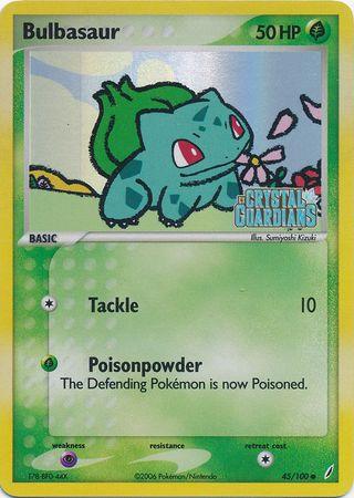 Bulbasaur (45/100) (Stamped) [EX: Crystal Guardians] - POKÉ JEUX