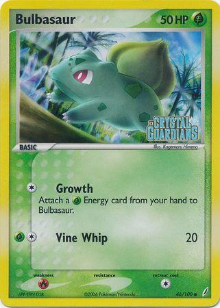 Bulbasaur (46/100) (Stamped) [EX: Crystal Guardians] - POKÉ JEUX