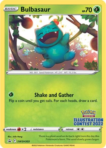 Bulbasaur (SWSH303) (Illustration Contest 2022) [Sword & Shield: Black Star Promos] - POKÉ JEUX