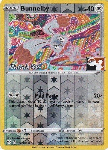 Bunnelby (150/189) (Thank You Promo) [Sword & Shield: Darkness Ablaze] - POKÉ JEUX