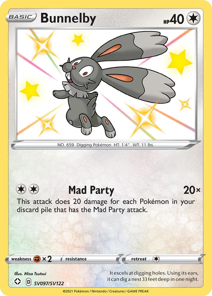 Bunnelby (SV097/SV122) [Sword & Shield: Shining Fates] - POKÉ JEUX