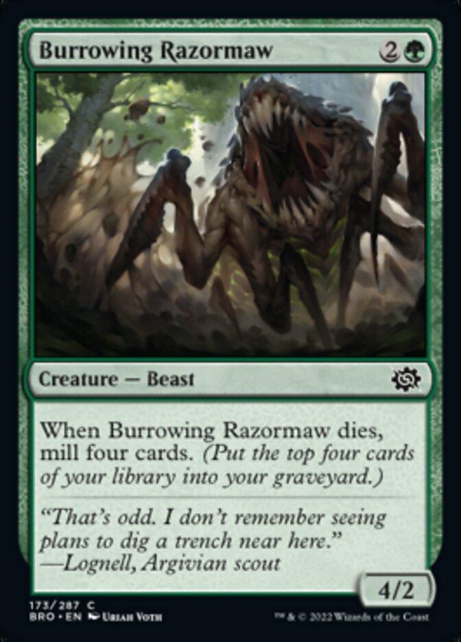 Burrowing Razormaw [The Brothers' War] - POKÉ JEUX