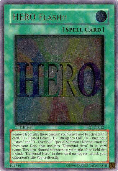 HERO Flash!! [EOJ-EN042] Ultimate Rare - POKÉ JEUX