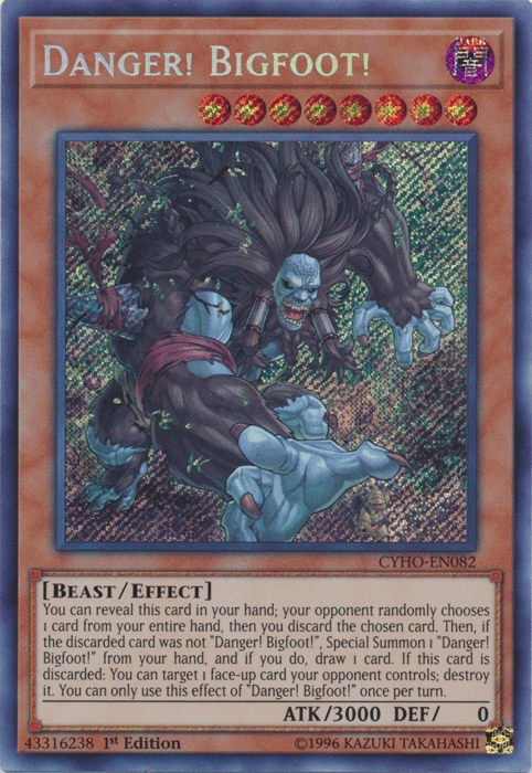 Danger! Bigfoot! [CYHO-EN082] Secret Rare - POKÉ JEUX