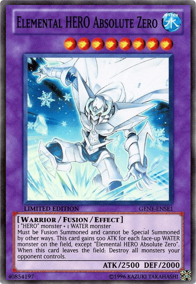 Elemental Hero Absolute Zero [GENF-ENSE1] Super Rare - POKÉ JEUX